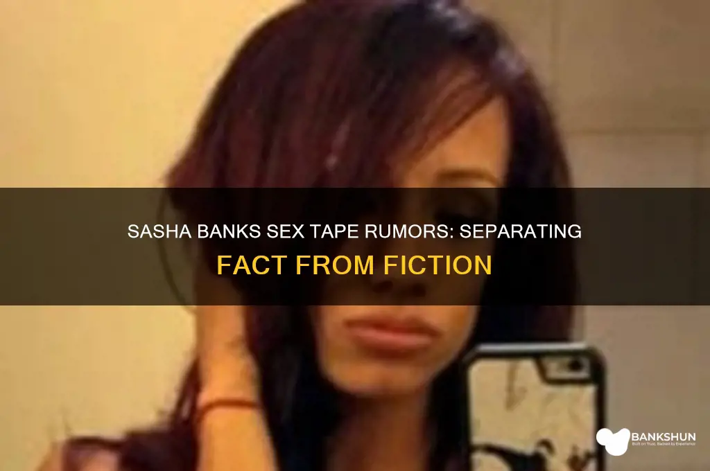 is there a sasha banks sex tape