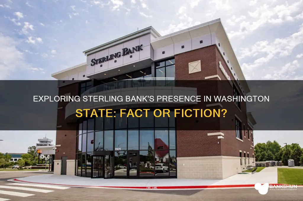 is there a sterling bank in wa