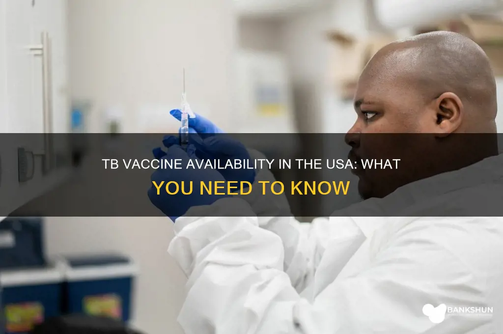 is there a tb vaccine in usa
