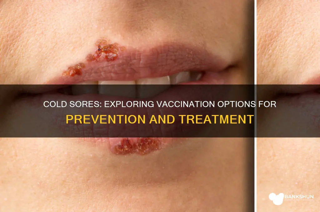 is there a vaccination for cold sores