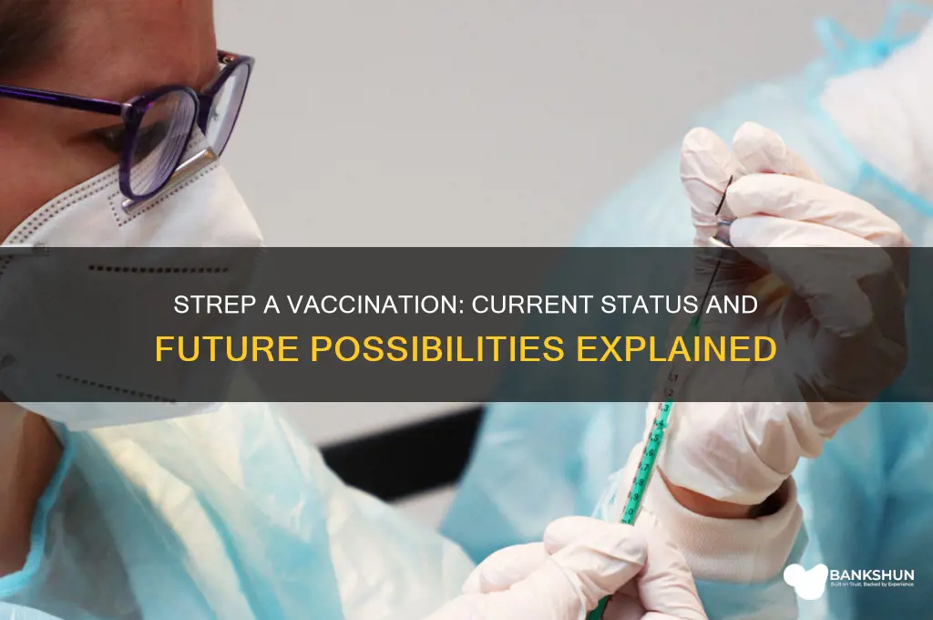 is there a vaccination for strep a