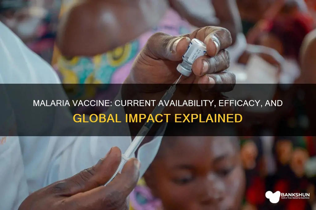 is there a vaccine available for malaria