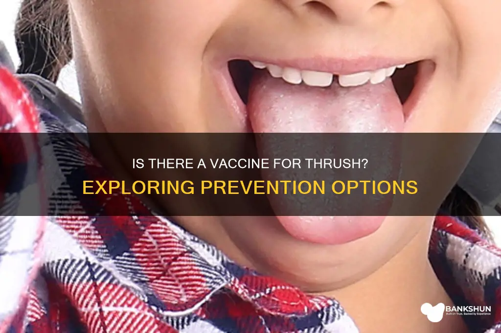 is there a vaccine available for thrush