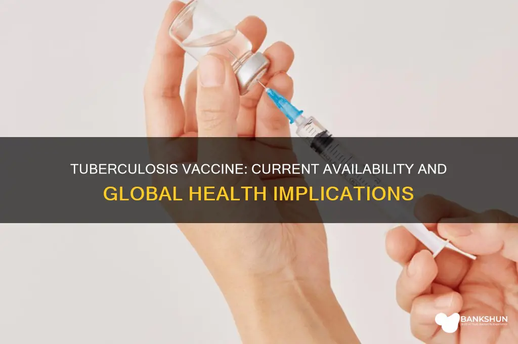 is there a vaccine available for tuberculosis