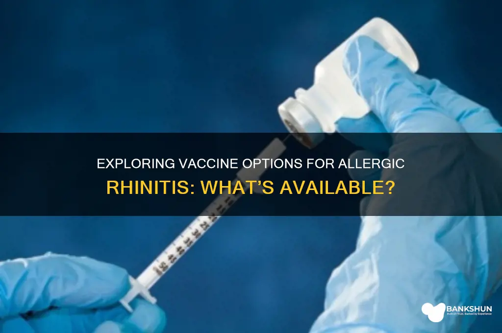 is there a vaccine for allergic rhinitis