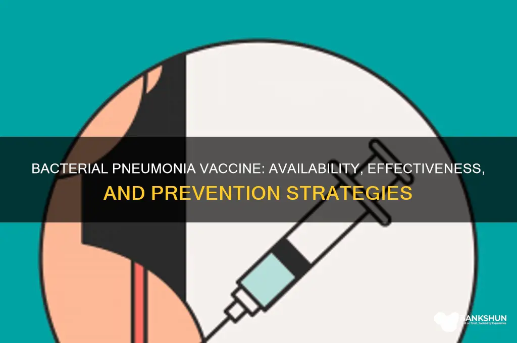 is there a vaccine for bacterial pneumonia