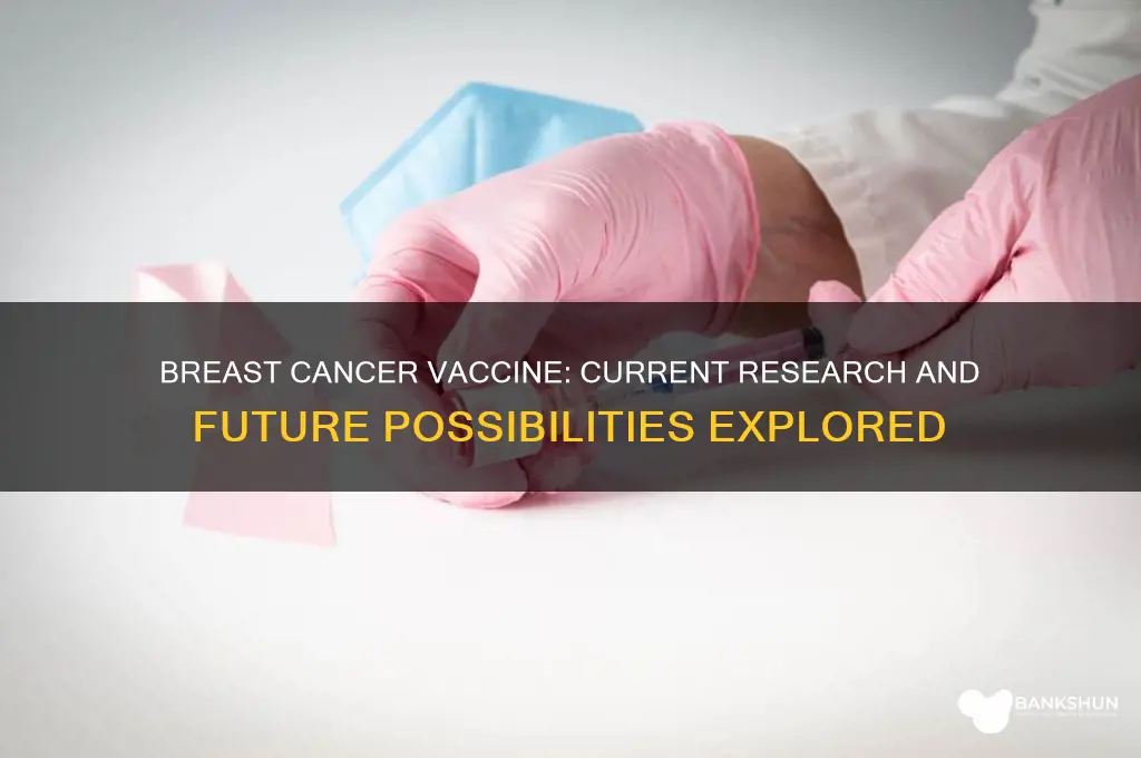 is there a vaccine for breast cancer