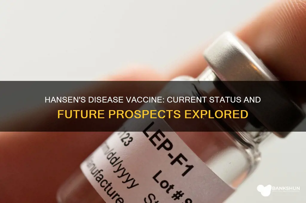 is there a vaccine for hansen disease