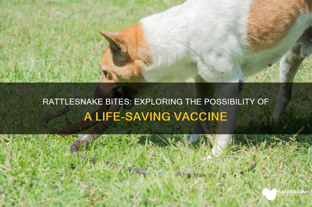 is there a vaccine for rattlesnake bites