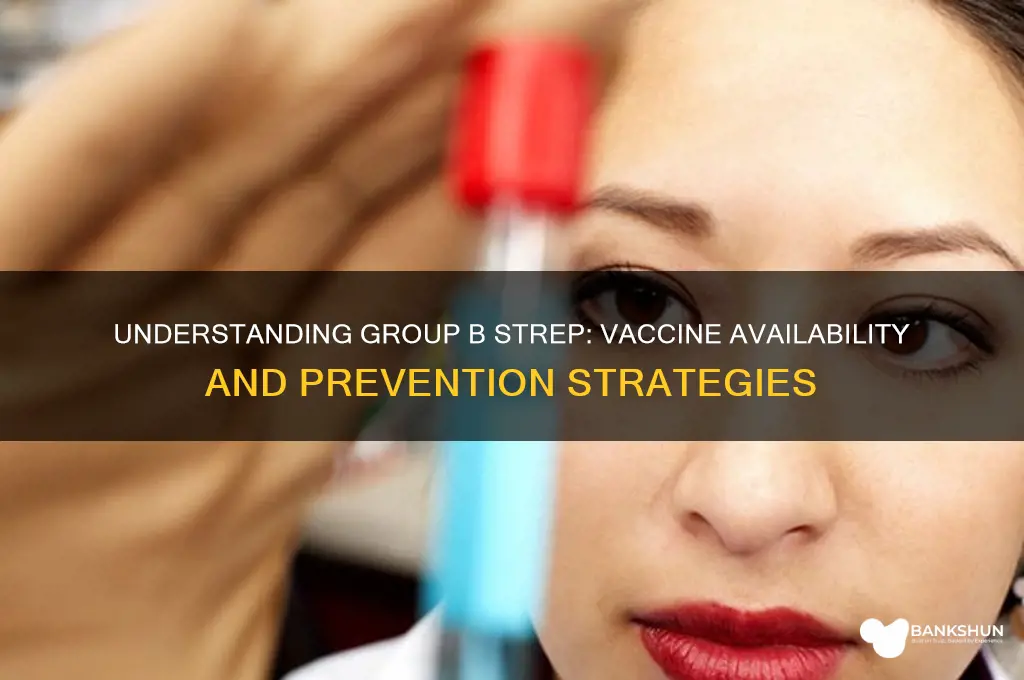 is there a vaccine for strep b