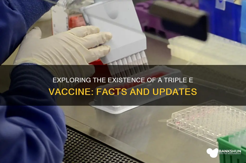 is there a vaccine for triple e