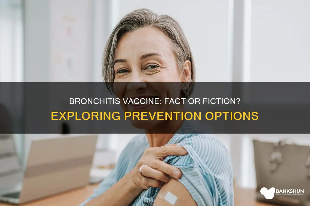is there a vaccine to prevent bronchitis