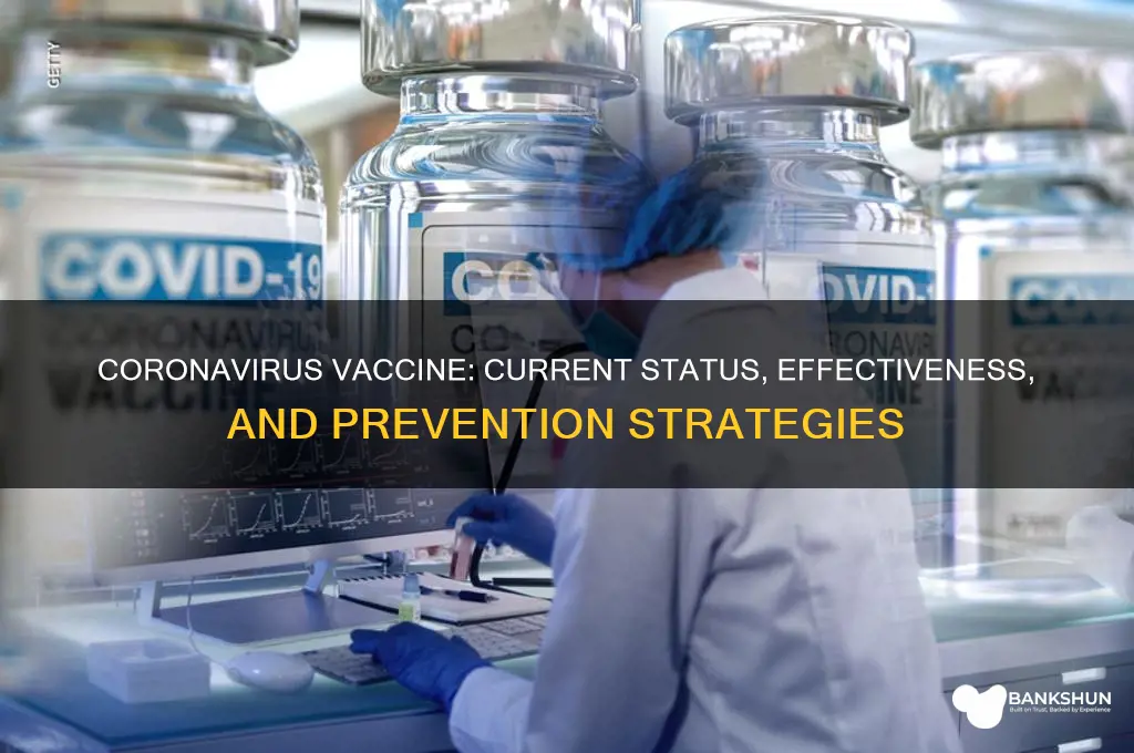 is there a vaccine to prevent coronavirus