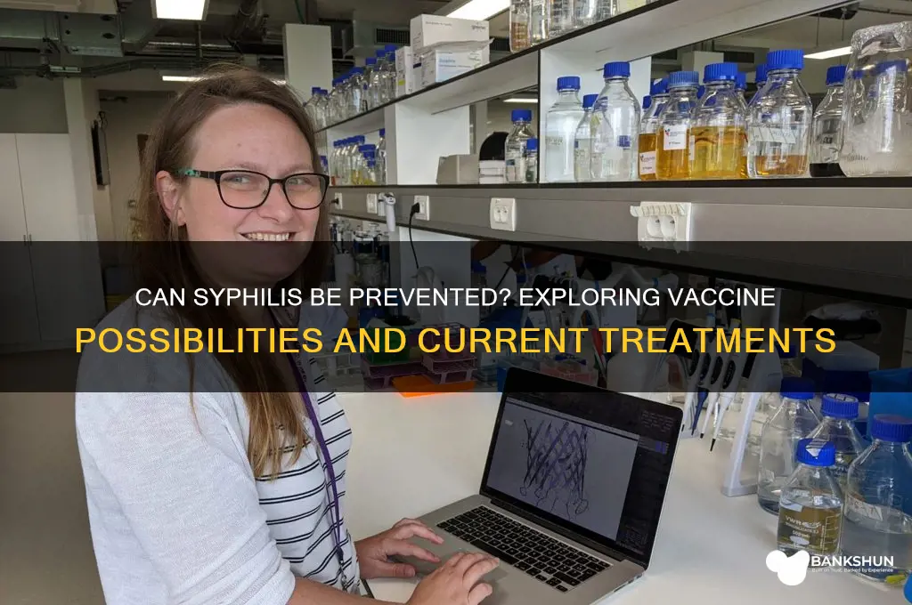 is there a vaccine to prevent syphilis