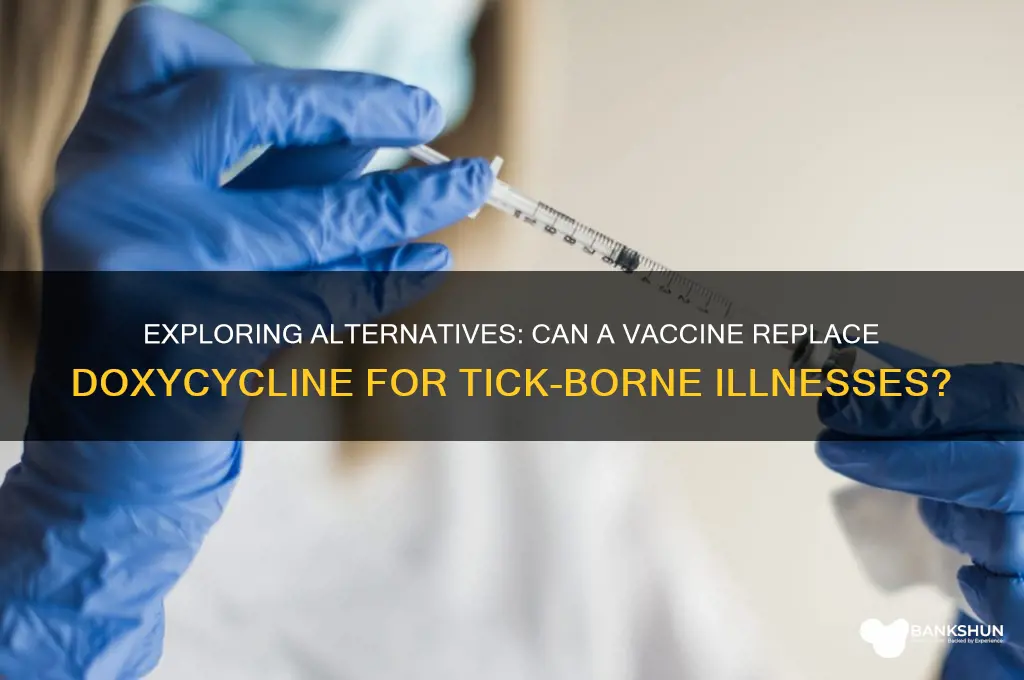 is there a vaccine to replace doxycycline