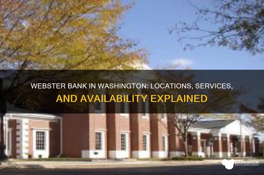 is there a webster bank in wa