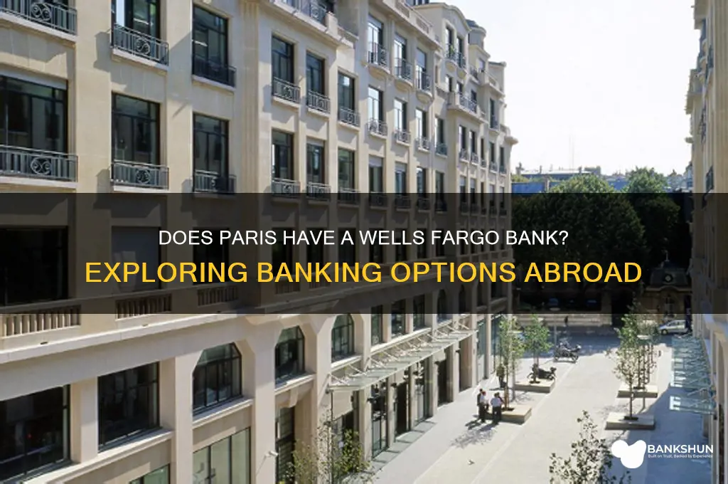 is there a wellsfargo bank in paris
