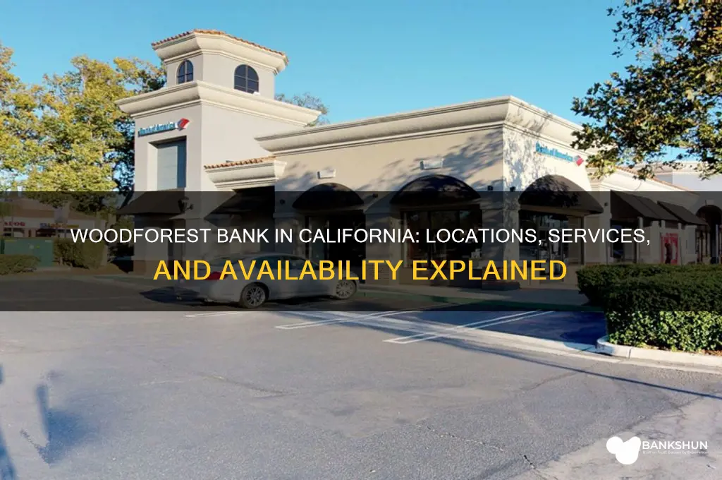 is there a woodforest bank in california