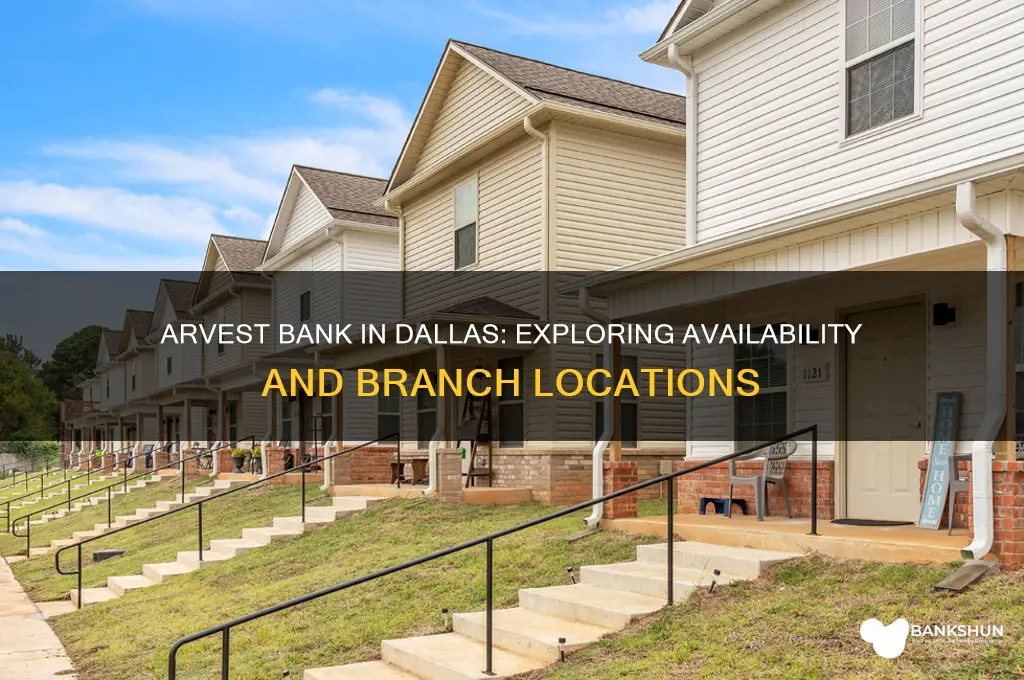 is there an arvest bank in dallas