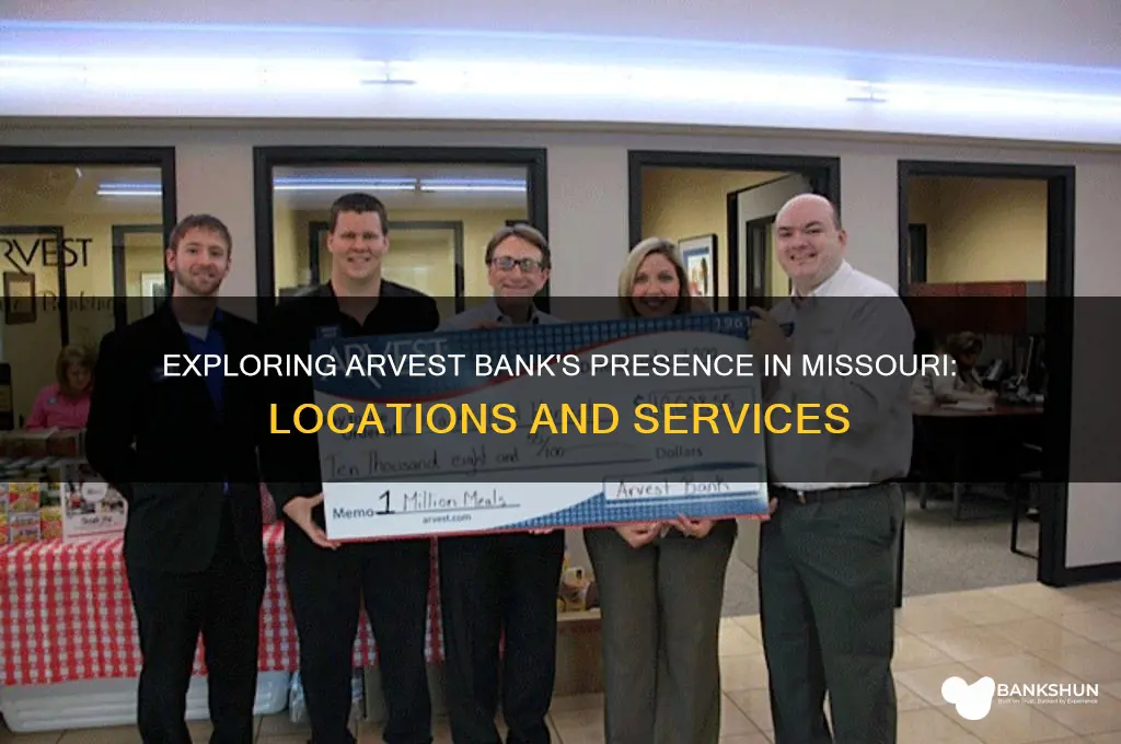 is there an arvest bank in missouri