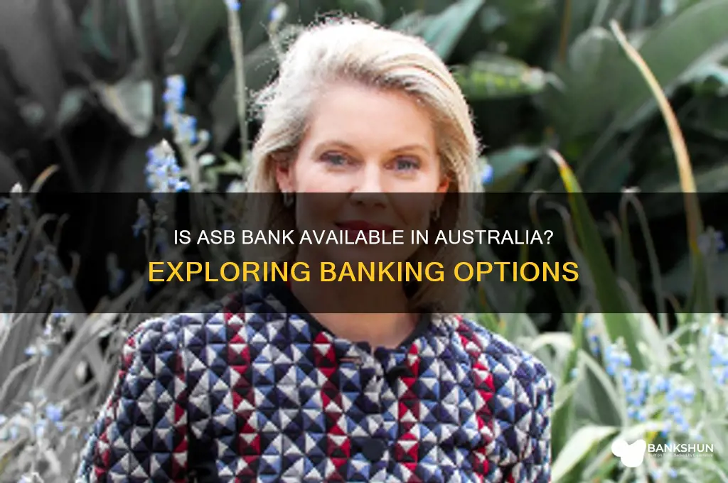 is there an asb bank in australia