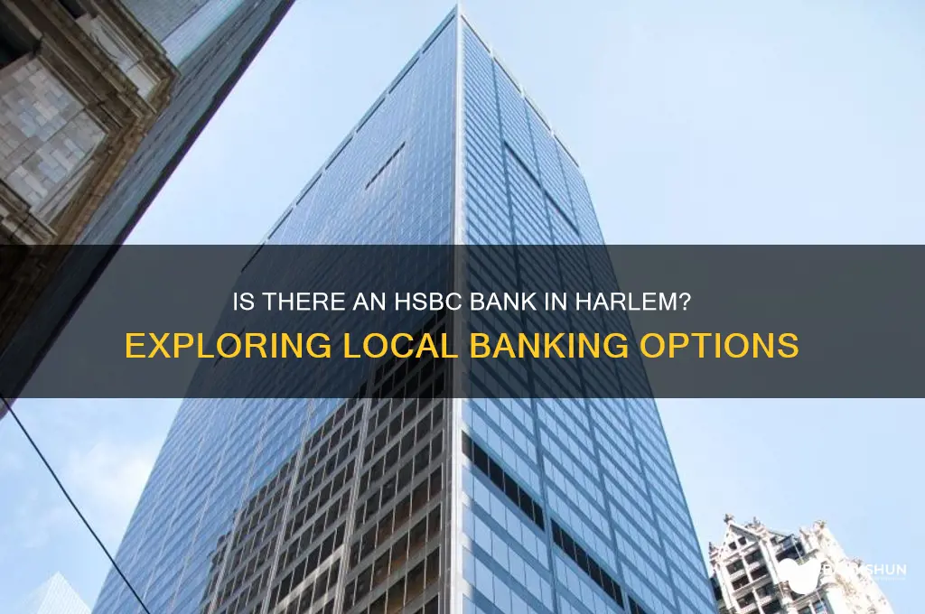 is there an hsbc bank in harlem