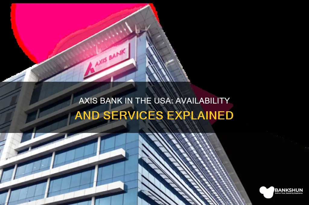 is there any axis bank in usa