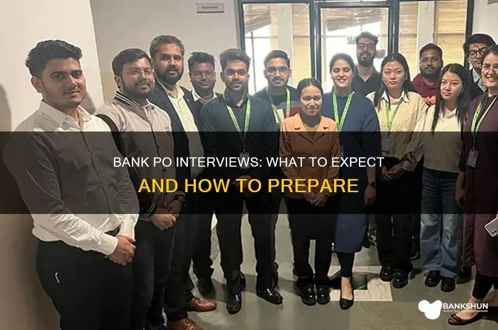 is there any interview in bank po