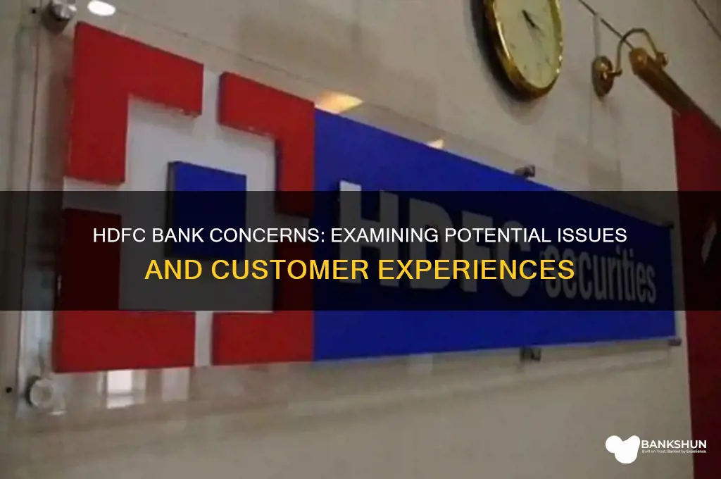 is there any issue with hdfc bank
