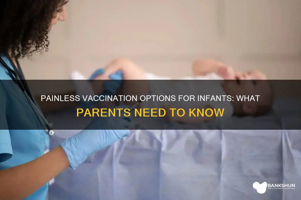 is there any painless vaccination for infants
