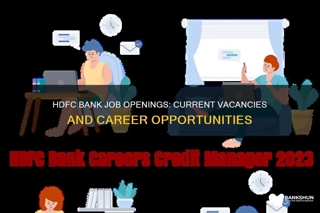 is there any vacancy in hdfc bank