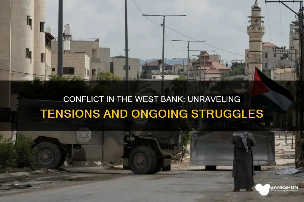 is there conflict in the west bank