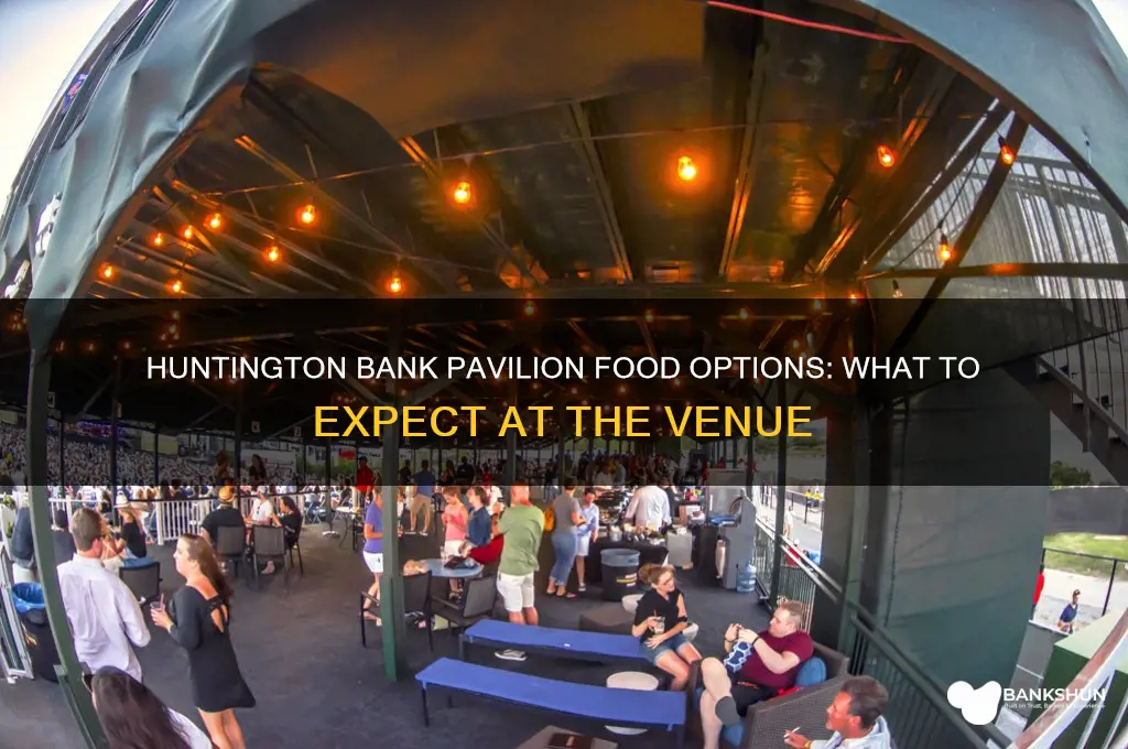 is there food at huntington bank pavilion