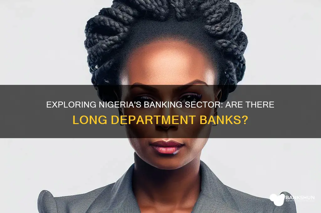 is there long department banks in nigeria