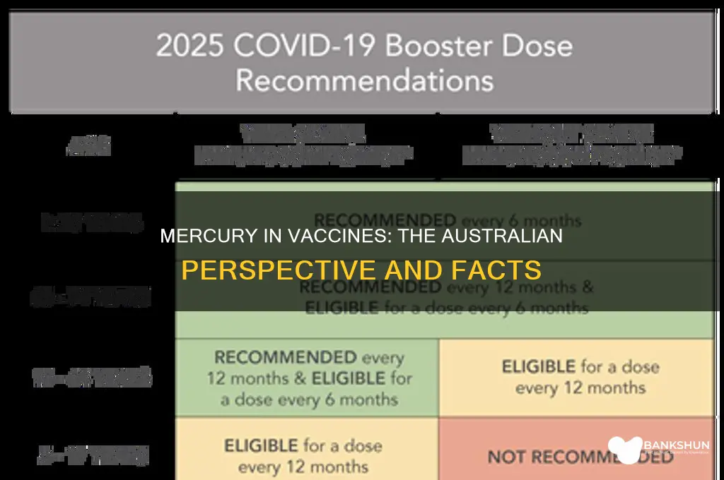 is there mercury in vaccines in australia