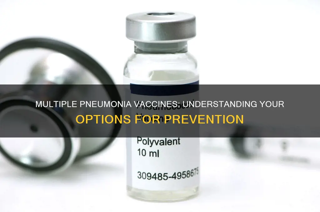 is there more than one pneumonia vaccine