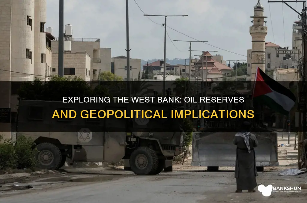 is there oil in the west bank