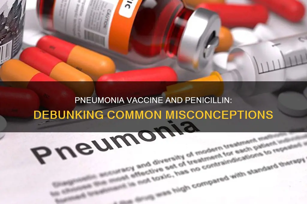 is there penicillin in the pneumonia vaccine