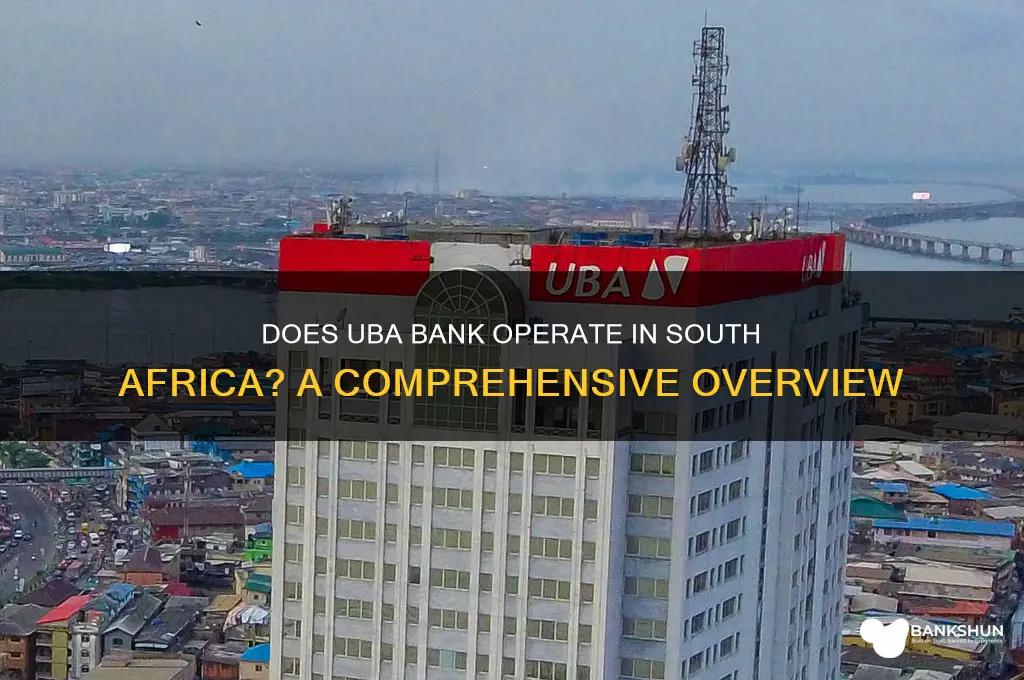 is there uba bank in south africa