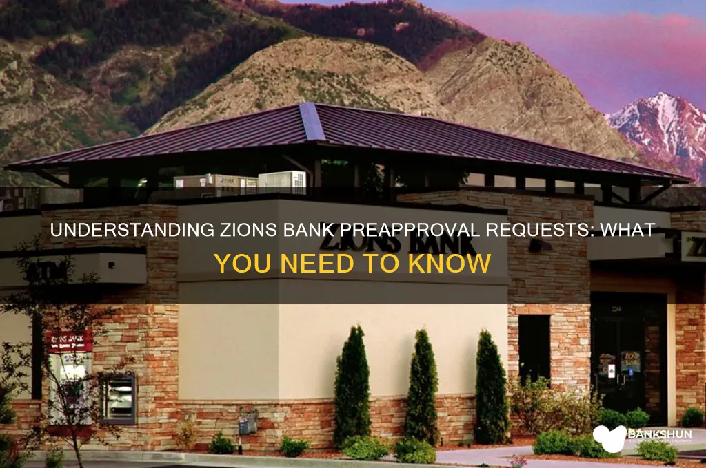 is this a preapproval request zions bank