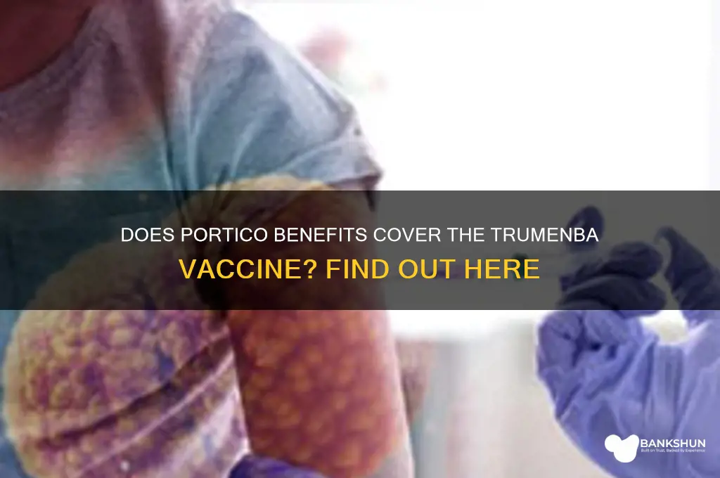 is trumenba vaccine covered by portico benefits