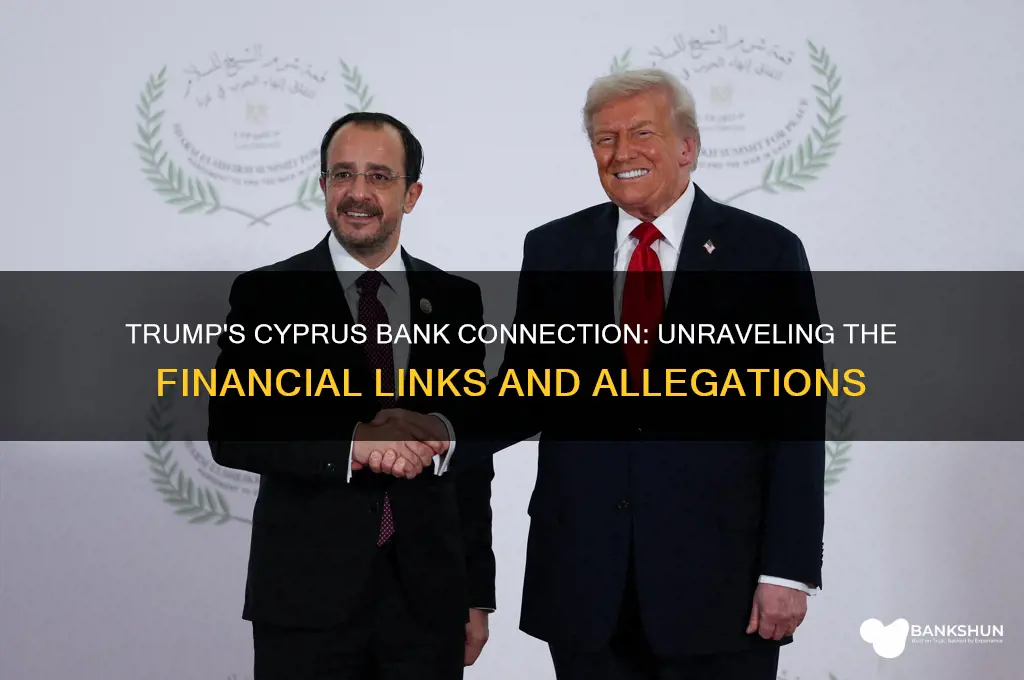 is trump involved with a cyprus bank
