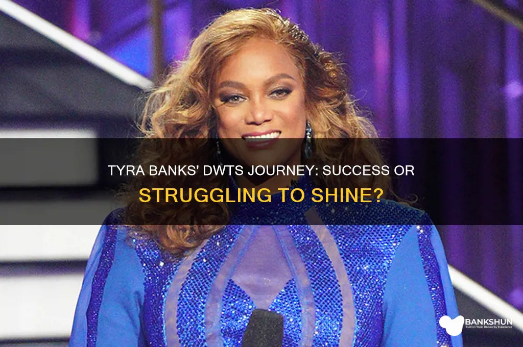 is tyra banks doing well on dwts