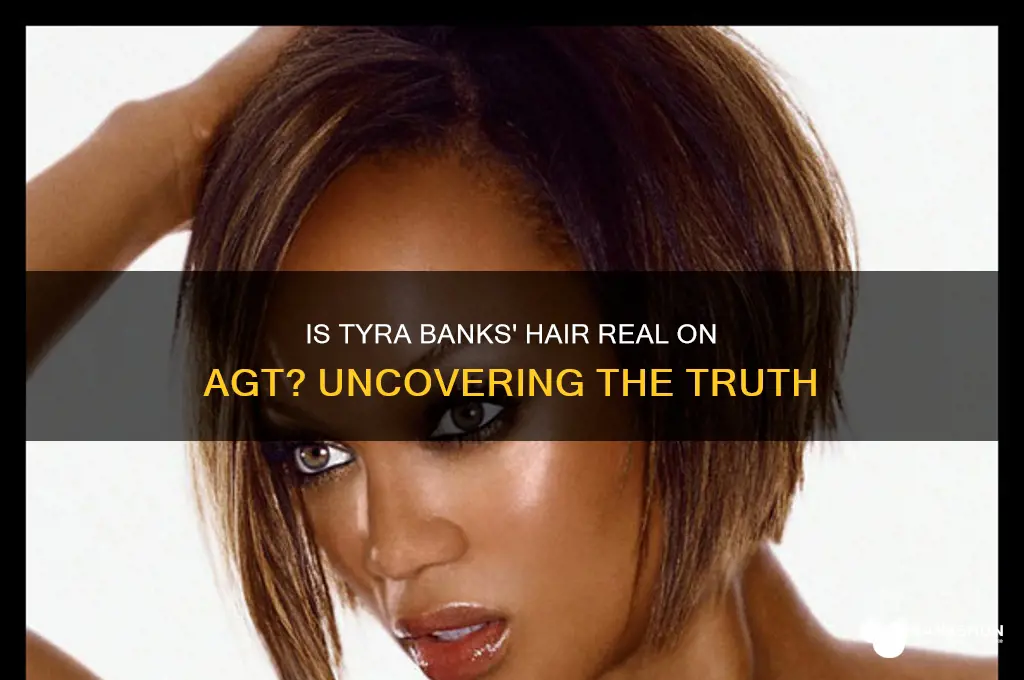 is tyra banks hair real on agt