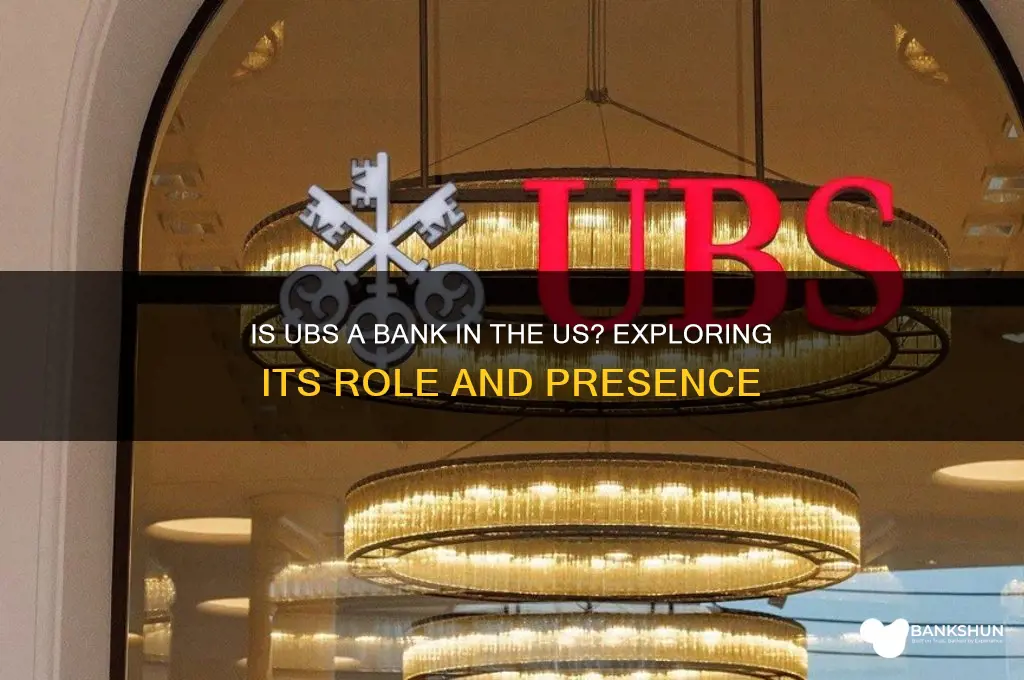 is ubs a bank in the us