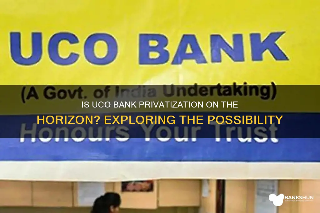 is uco bank going to be privatised