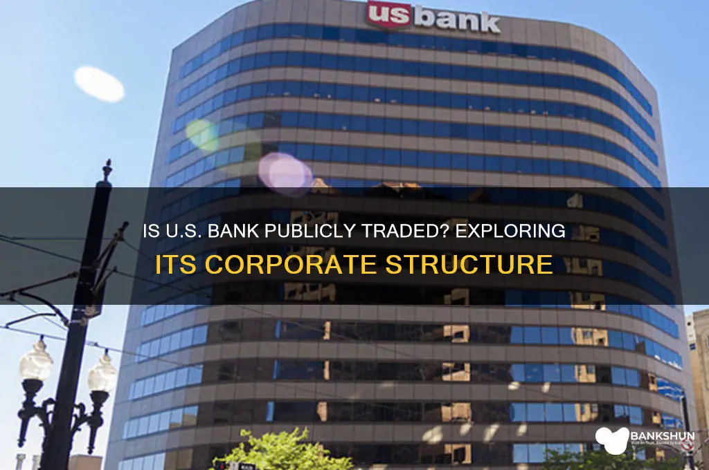 is us bank a publicly traded company