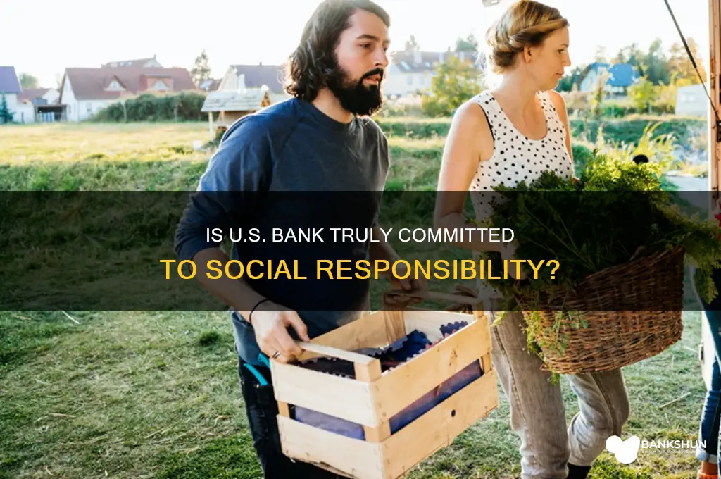 is us bank a socially responsible bank