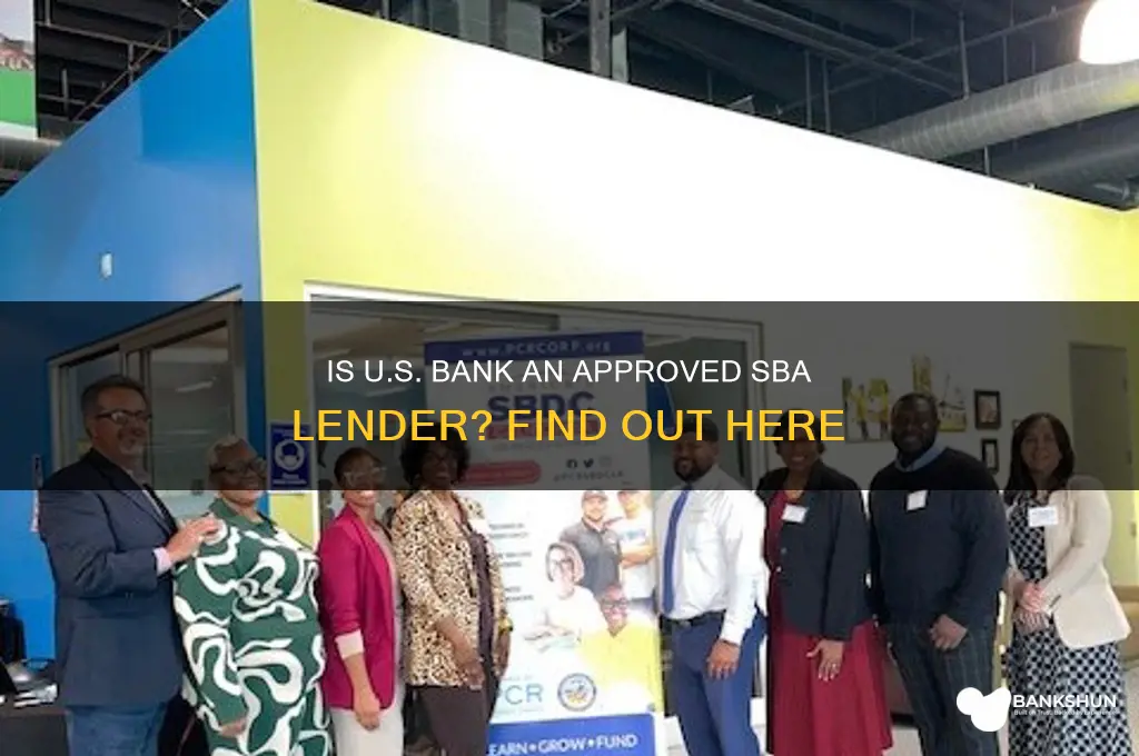 is us bank an approved sba lender