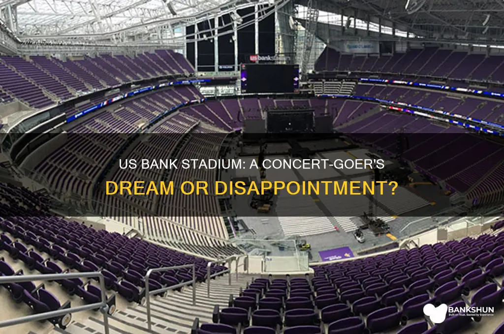 is us bank stadium good for concerts